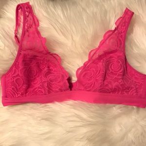 Hot pink bralette